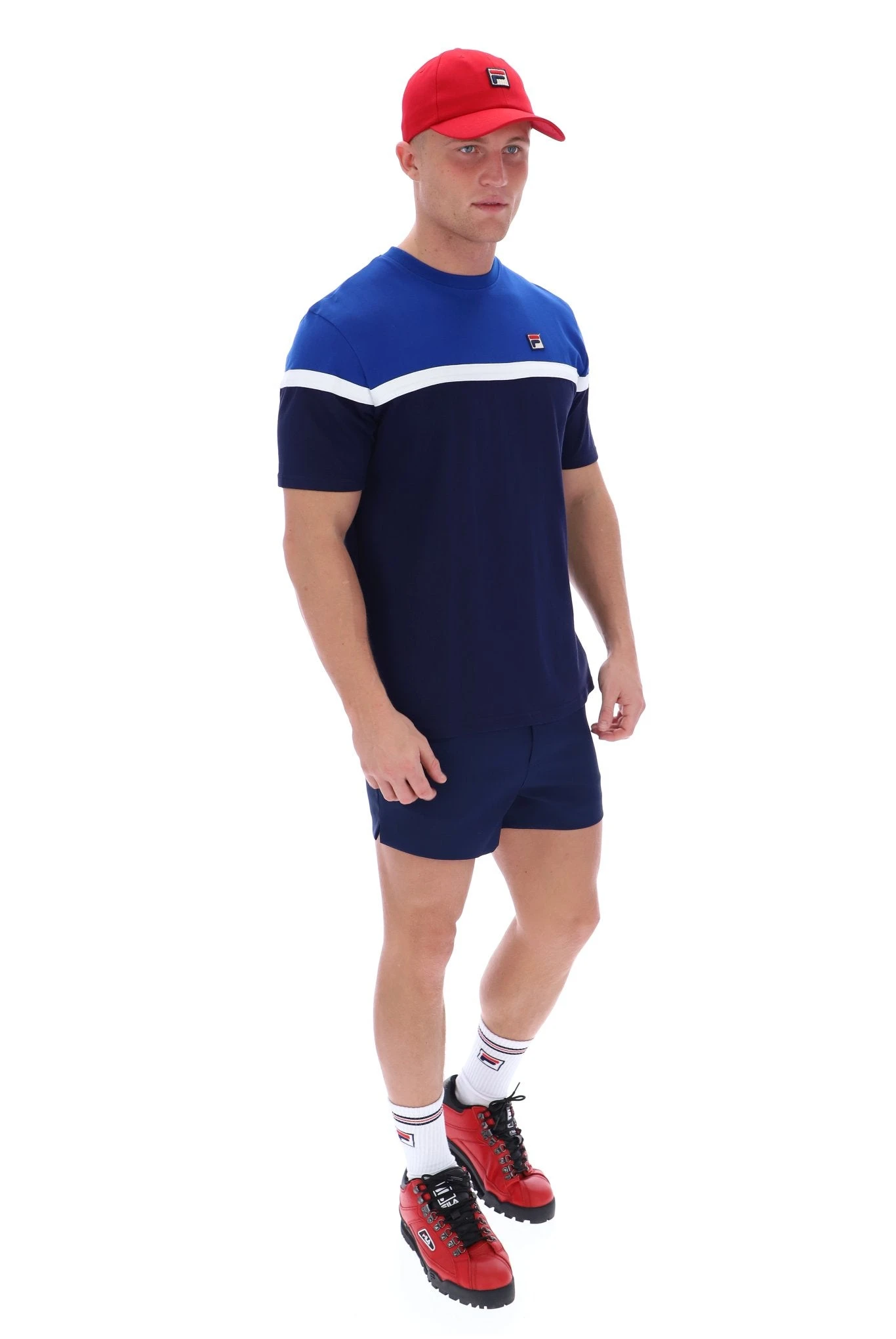 FILA Jose Colour Block T-Shirt 4 FILA Jose Colour Block T-Shirt - Image 4