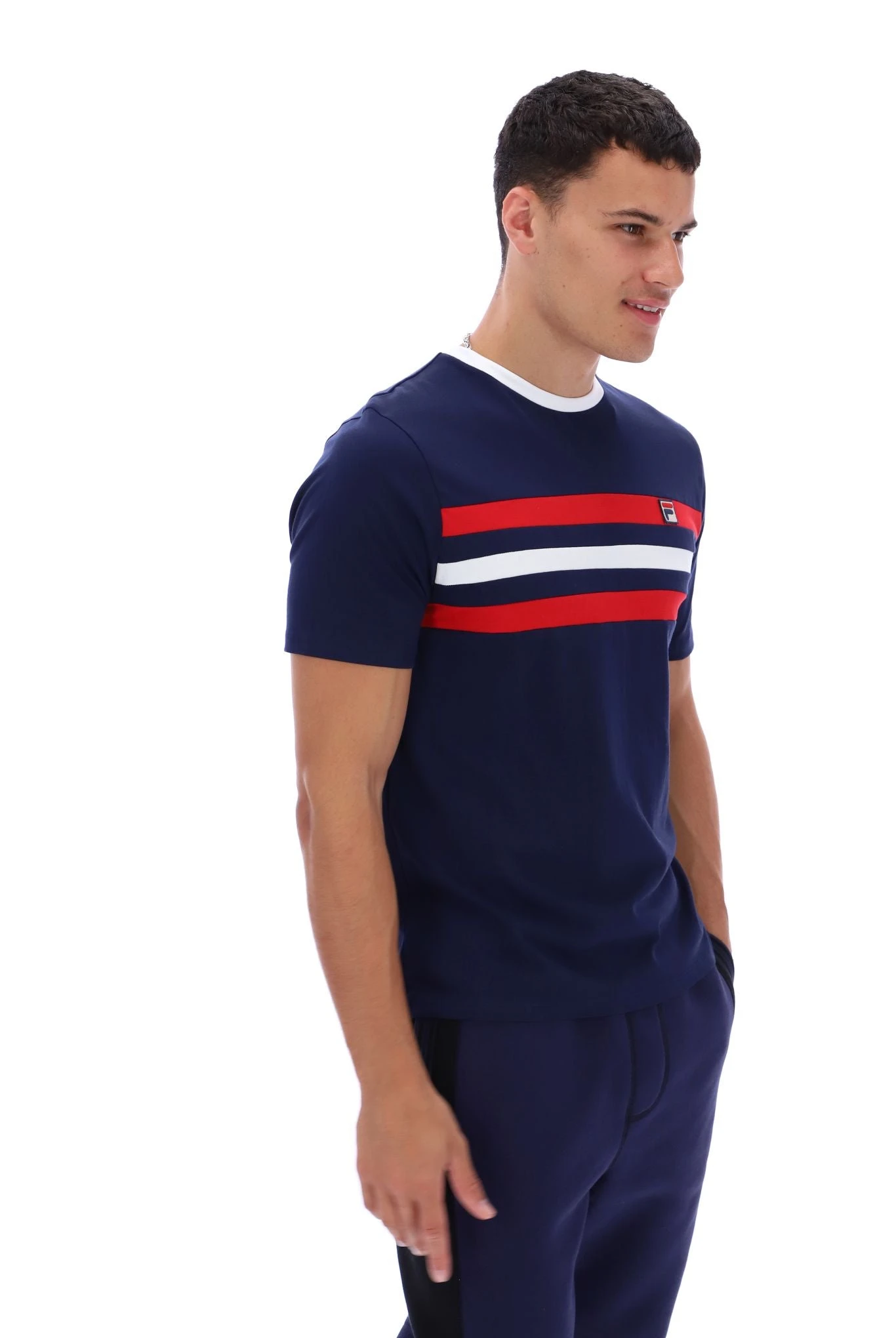 FILA Justin Colour Blocked T-Shirt 2 FILA Justin Colour Blocked T-Shirt - Image 2