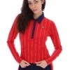 FILA Jada Long Sleeve BB1 Polo Top