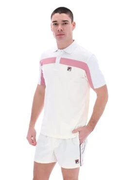 FILA Kaiser Cut & Sew Vintage Wash Polo 10 FILA Kaiser Cut & Sew Vintage Wash Polo -Cheap US Modern Apparel Store KAISER S23MH042 922 20