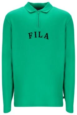 FILA Kit Unisex Long Sleeved Polo -Cheap US Modern Apparel Store Kit FW22ASU001 356 01