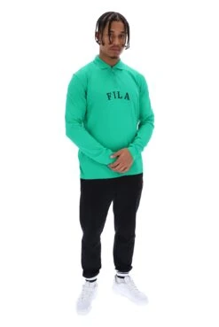 FILA Kit Unisex Long Sleeved Polo -Cheap US Modern Apparel Store Kit FW22ASU001 356 13