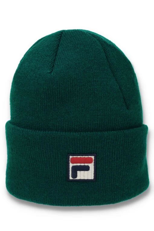 FILA Kudos F-Box Flat Knit Beanie -Cheap US Modern Apparel Store Kudos FHXF2210 778 01
