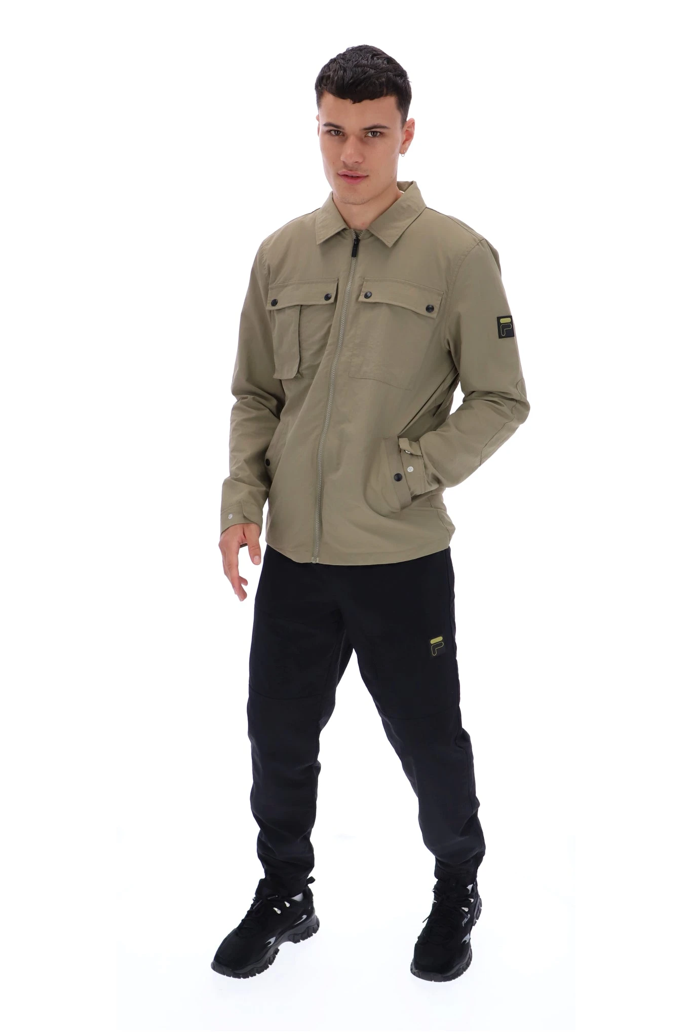 FILA Lamont Military Overshirt Jacket 4 FILA Lamont Military Overshirt Jacket - Image 4