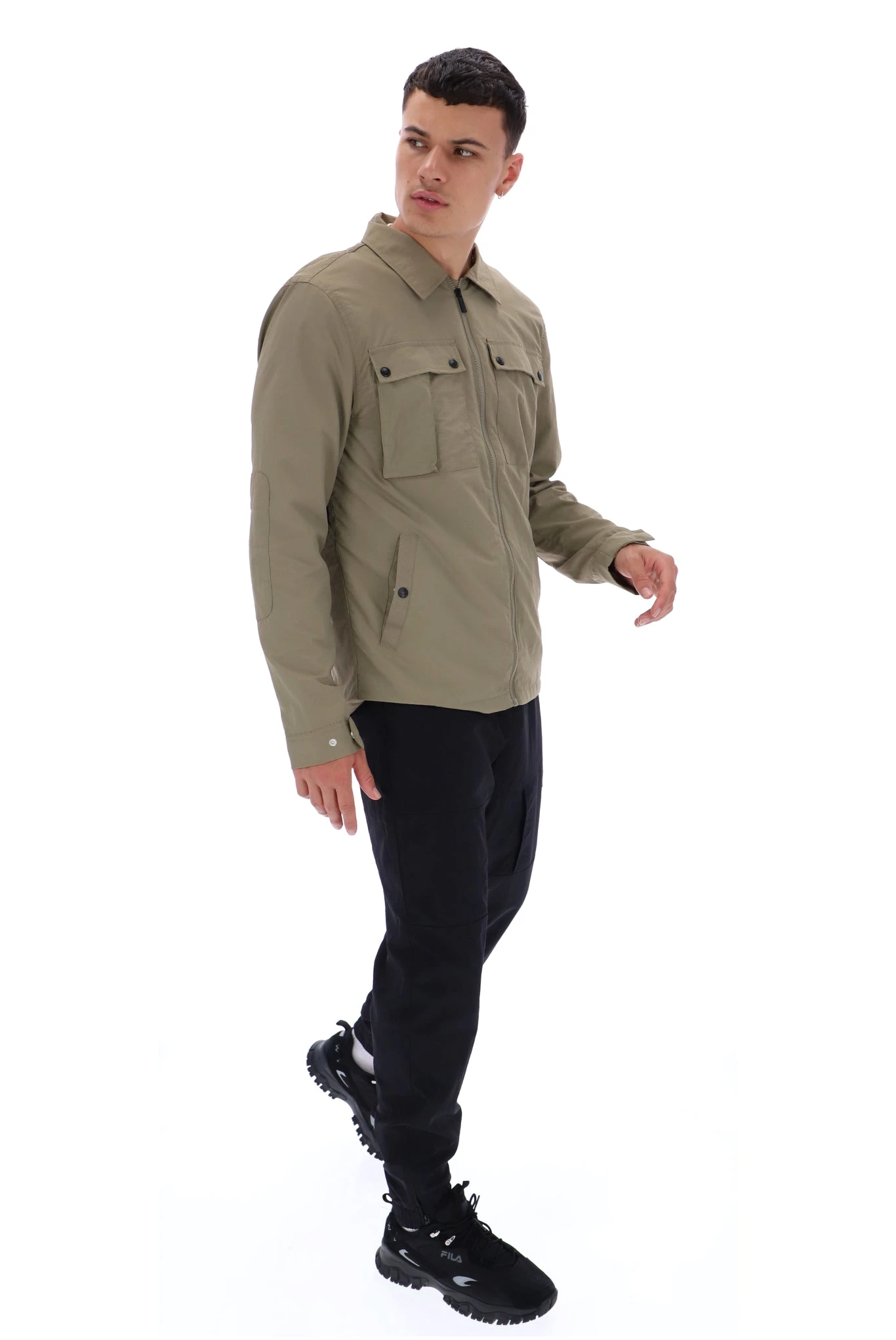 FILA Lamont Military Overshirt Jacket 5 FILA Lamont Military Overshirt Jacket - Image 5