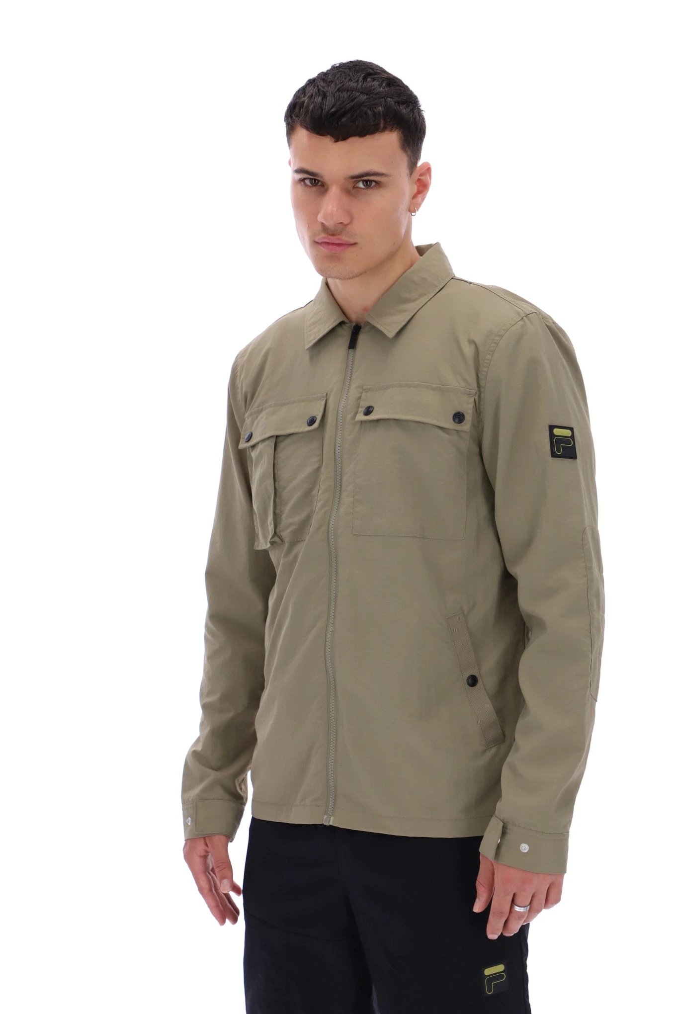 FILA Lamont Military Overshirt Jacket 3 FILA Lamont Military Overshirt Jacket - Image 3