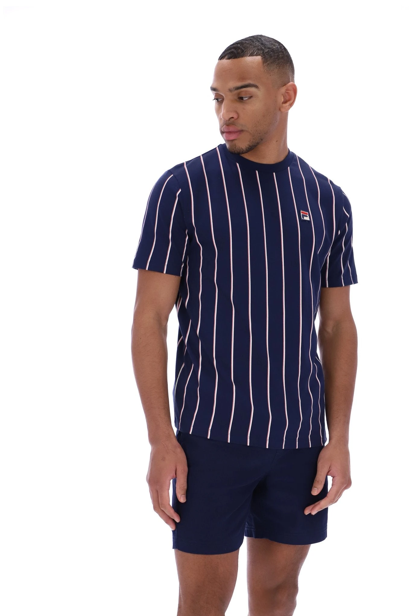 FILA Lee Pin Striped T-Shirt 2 FILA Lee Pin Striped T-Shirt - Image 2