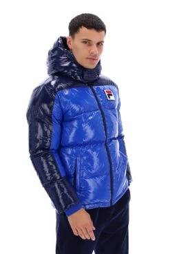 FILA Lionel Oversized Colour Block Puffer Jacket -Cheap US Modern Apparel Store LIONEL FW23MH050 490 25