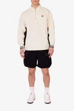 FILA Cima Crinkled Half Zip Jacket -Cheap US Modern Apparel Store LU411420 112 04 e