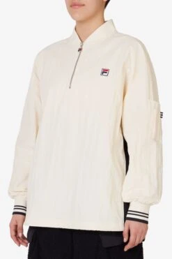 FILA Cima Crinkled Half Zip Jacket -Cheap US Modern Apparel Store LU411420 112 06 e