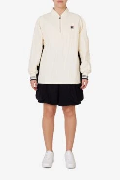 FILA Cima Crinkled Half Zip Jacket -Cheap US Modern Apparel Store LU411420 112 08 e