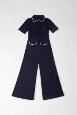 FILA Flared Zip Up Jumpsuit