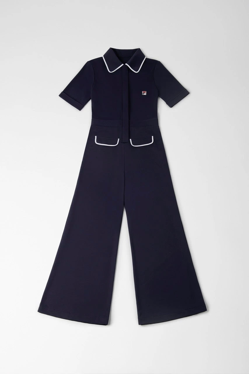 FILA Flared Zip Up Jumpsuit 1 FILA Flared Zip Up Jumpsuit