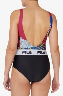 FILA Allover Print Bodysuit -Cheap US Modern Apparel Store LW411143 653 03 e