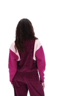 FILA Lucy Velour Crew Sweatshirt -Cheap US Modern Apparel Store Lucy F22WF003 894 61