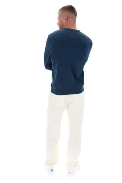 FILA Luka Essential Crew With Ribbed Side Panels -Cheap US Modern Apparel Store Luka F22MH040 292 18