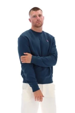FILA Luka Essential Crew With Ribbed Side Panels -Cheap US Modern Apparel Store Luka F22MH040 292 26