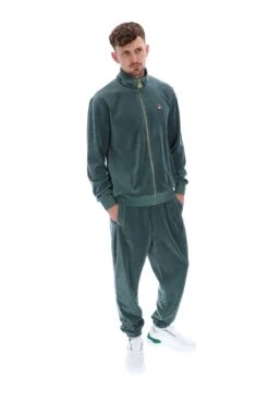 FILA Marc Velour Track Jacket With Gold Trims -Cheap US Modern Apparel Store MARC FW23MH033 313 17