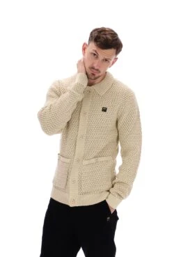 FILA Maso Waffle Knit Cardigan -Cheap US Modern Apparel Store MASO FW23MG009 968 29