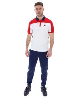 FILA Mivvi Cut And Sew Panelled Polo -Cheap US Modern Apparel Store MIVVI LM161RM3 622 01