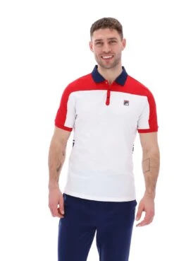 FILA Mivvi Cut And Sew Panelled Polo