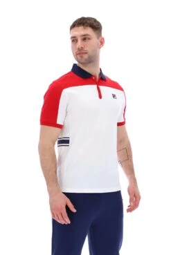 FILA Mivvi Cut And Sew Panelled Polo -Cheap US Modern Apparel Store MIVVI LM161RM3 622 30