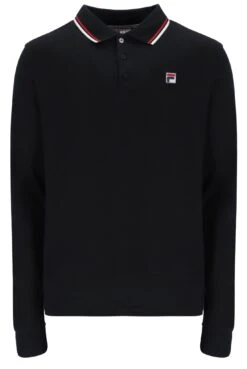 FILA Monte Tipped Collar L/S Polo 12 FILA Monte Tipped Collar L/S Polo -Cheap US Modern Apparel Store MONTE F21MH009 003 01