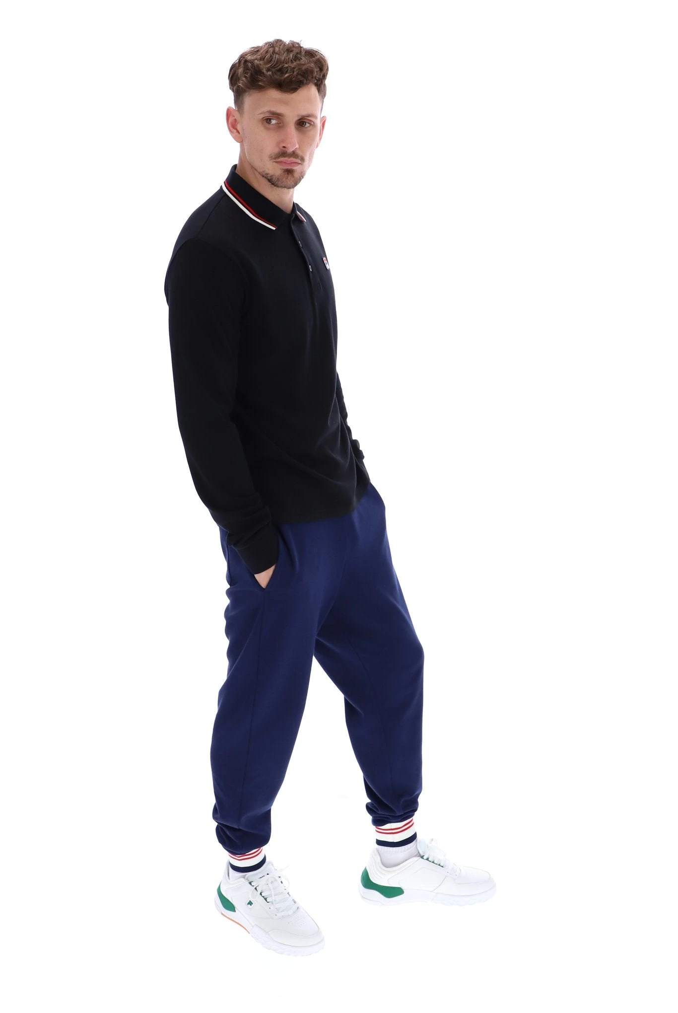 FILA Monte Tipped Collar L/S Polo 5 FILA Monte Tipped Collar L/S Polo - Image 5