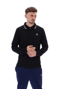 FILA Monte Tipped Collar L/S Polo