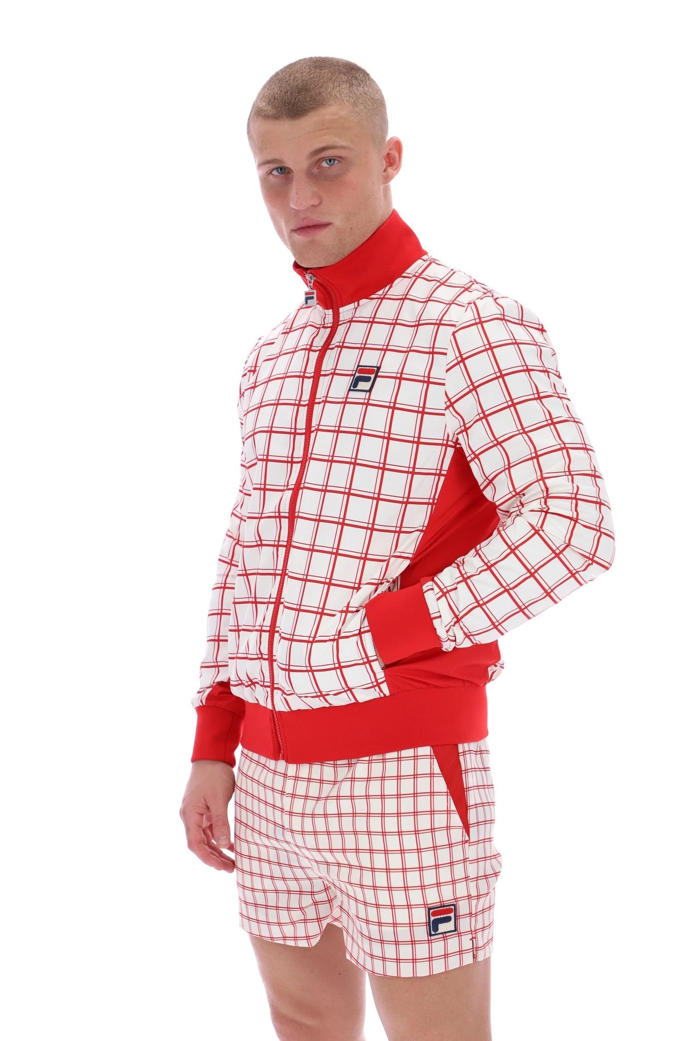 FILA Morgan Check Track Jacket 2 FILA Morgan Check Track Jacket - Image 2