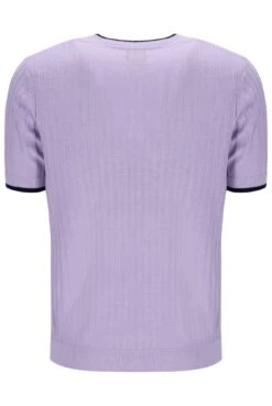 FILA Musso BB1 Knitted Textured T-Shirt 3 FILA Musso BB1 Knitted Textured T-Shirt -Cheap US Modern Apparel Store MUSSO S23MG004 580 02