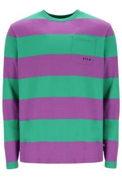 FILA Morley Unisex Oversized Stripe Long Sleeved Pocket Tee -Cheap US Modern Apparel Store Morley FW22ASU003 356 01