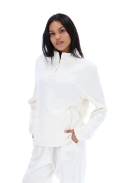 FILA Raffy 1/4 Zip Unisex Sweatshirt 9 FILA Raffy 1/4 Zip Unisex Sweatshirt -Cheap US Modern Apparel Store RAFFY S22UE006 058 36