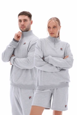 FILA Ramy F Box 1/4 Zip With Yarn Dye Cuff