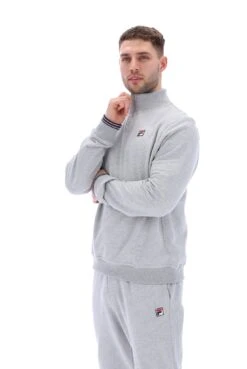 FILA Ramy F Box 1/4 Zip With Yarn Dye Cuff -Cheap US Modern Apparel Store RAMY SS24UC004 289 31