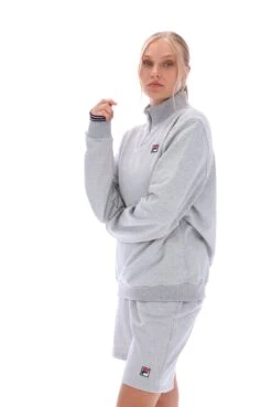 FILA Ramy F Box 1/4 Zip With Yarn Dye Cuff -Cheap US Modern Apparel Store RAMY SS24UC004 289 37