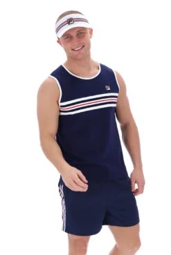 FILA Rico Jaquard Rib Vest -Cheap US Modern Apparel Store RICO SS24MH031 410 43