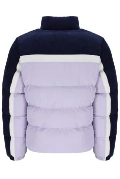 FILA Rowan Corduroy Mix Colour Block Puffer Jacket -Cheap US Modern Apparel Store ROWAN FW23MH063 241 02