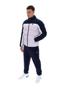 FILA Rowan Corduroy Mix Colour Block Puffer Jacket -Cheap US Modern Apparel Store ROWAN FW23MH063 241 06