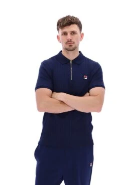 FILA Rufus Textured Stripe Polo