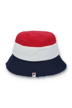 FILA Reeds Sherpa Lined Tri-Colour Bucket Hat -Cheap US Modern Apparel Store Reeds FHXF23005 410 03