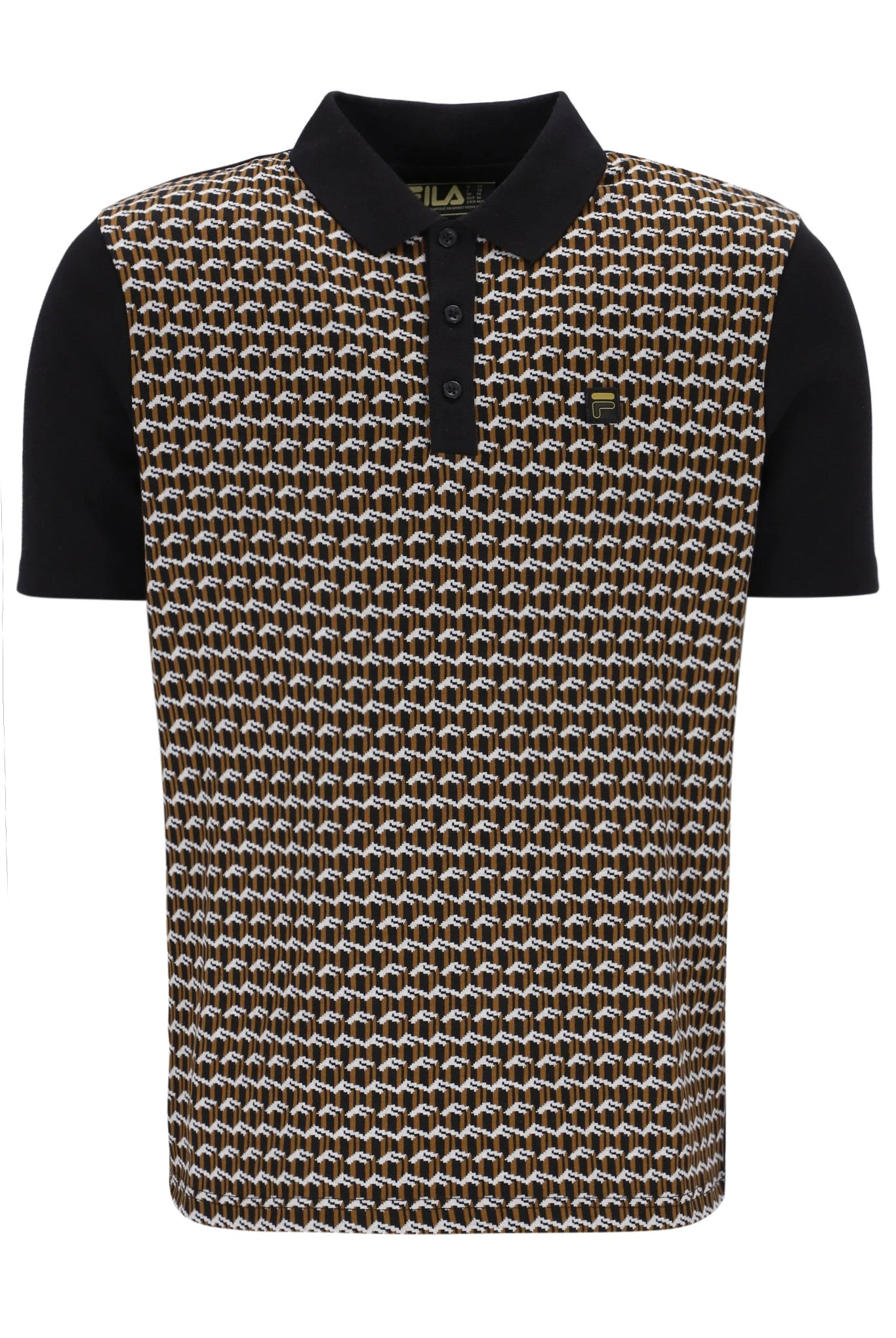 FILA Saro Geo Pattern Polo 3 FILA Saro Geo Pattern Polo - Image 3