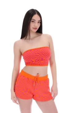 FILA Sawyer Print Bandeau Top