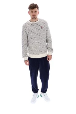 FILA Senna AOP Crew Sweatshirt -Cheap US Modern Apparel Store SENNA FW23MH029 130 01