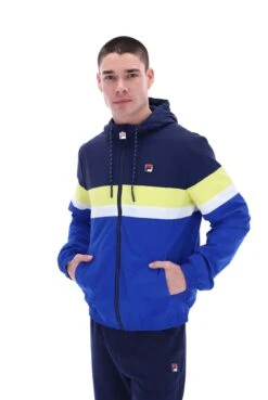 FILA Shaan Colour Block Zip Up Jacket -Cheap US Modern Apparel Store SHAAN S23MH030 422 23