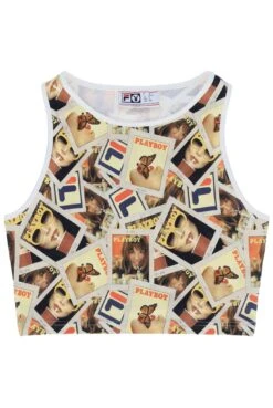 FILA PLAYBOY X FILA Tank Top -Cheap US Modern Apparel Store TERI S22UP012 050 01