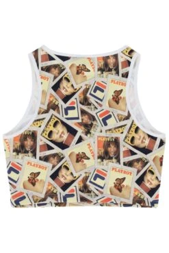 FILA PLAYBOY X FILA Tank Top -Cheap US Modern Apparel Store TERI S22UP012 050 02