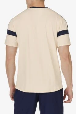 FILA Tennis Pro Tennis Heritage Pin Stripe T-Shirt -Cheap US Modern Apparel Store TM33D714 896 03 e