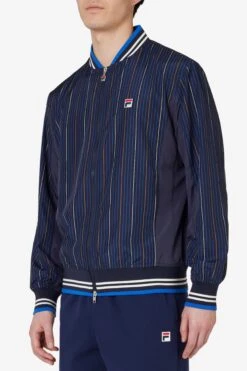 FILA Pinstripe Woven Settanta Jacket -Cheap US Modern Apparel Store TM411154 400 02 e