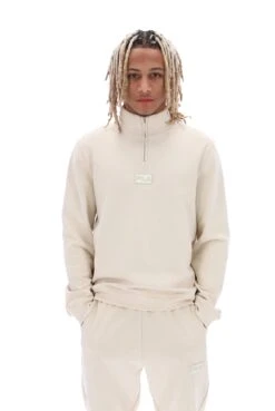 FILA Tuss Unisex 1/4 Zip Up Fleece -Cheap US Modern Apparel Store TUSS S23UC003 120 16